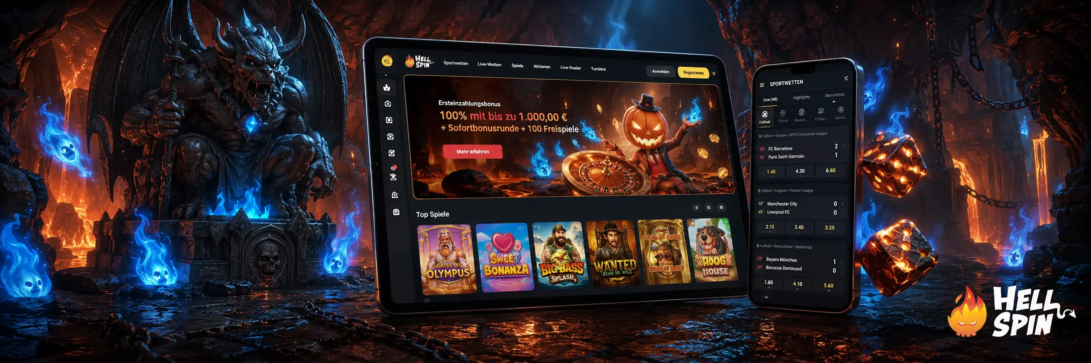 Live Spiele bei HellSpin starten Live Spiele bei HellSpin starten